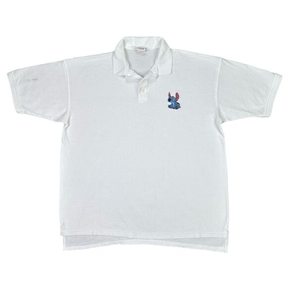 Vintage Disney Store Lilo & Stitch Embroidered Polo Shirt - Size XL - Picture 1 of 6
